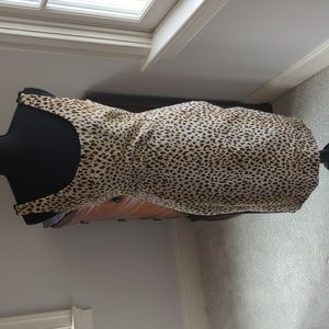 Size 8 DVF Cheetah Print Cocktail Dress